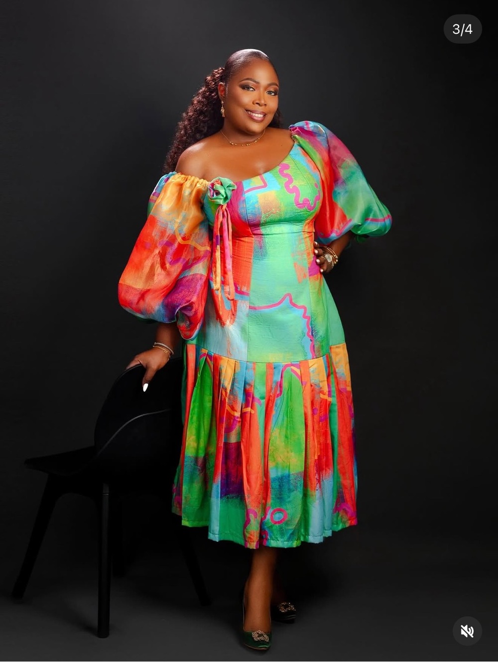 Isaleeko from Derin midi dress